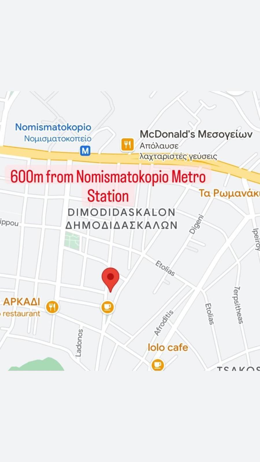 Lysandros Apartments In Athens, Near The Metro Exteriör bild